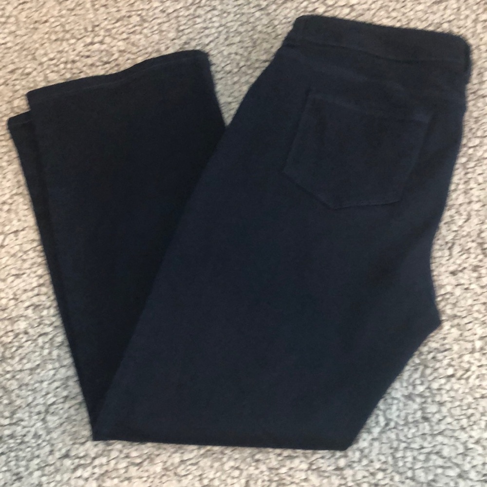 Dark dress boot cut jeans